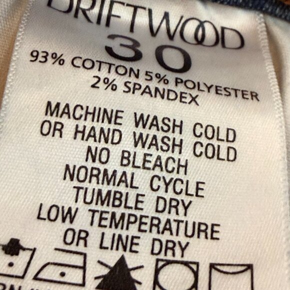 Driftwood Embroidered Skinny Jeans – Size 30/28 - Picture 8 of 11